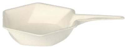 12x 12 Fingerfood - Schaaltjes Suikerriet pure 15 ml 15 cm x 95 cm x 63 cm wit Hexagon