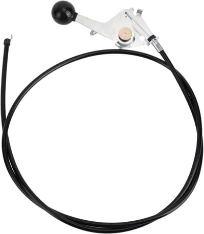Gaskabel Grasmaaier - Gasmotor Kabel - Onderhoud Gazon - Soepele Gasrespons - 144 cm - Zwart