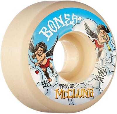Skateboard Wielen 99A V1 Wit 52mm - Duurzaam en Hoge Grip