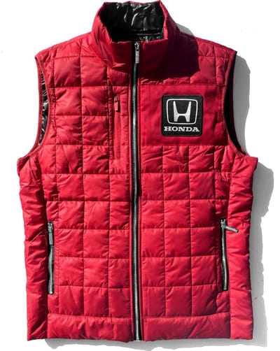 Honda Vintage F1 Bodywarmer Rood, maat XS - 1989 HGPRT Vest - Racing lifestyle