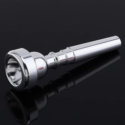 Universeel Trompet Mondstuk 7C Verzilverd voor Bb Trompet Beginners en Professionals