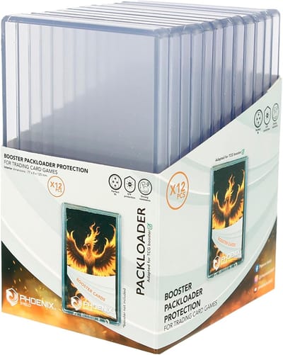Booster Beschermers - Pack Hoesjes - Kaarten Opslag - UV Bescherming - 125 mm - Transparant