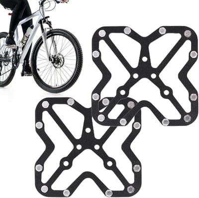 Fietspedalen - Fiets plat pedaal - Mountainbiken - Antislip loopvlak - 9 cm breed - Zwart