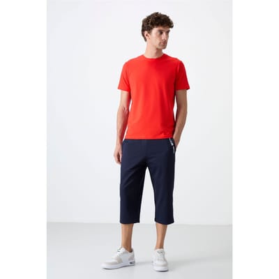 Heren Capri Shorts met Middelhoge Taille