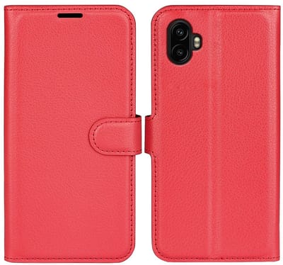 Coverup Hoesje - Geschikt voor Samsung Galaxy Xcover 7 Pro Hoesje - Coverup Book Case - Rood