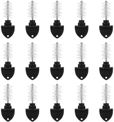 Dailygoody - Biertap Plug Borstel - Nylon Reinigingsborstel - Efficiënt voor Thuisbrouwen - 15 Stuks - Hygiëne en Onderhoud - Geschikt voor Diverse T