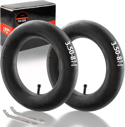 Binnenband - Reservewiel - Kruiwagenband vervangen - Duurzaam butylrubber - 3.50-8 - Zwart