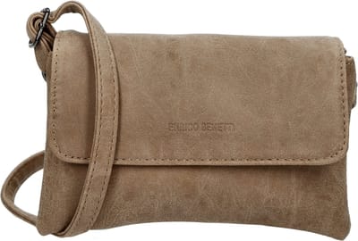Enrico Benetti Anna crossbodytas met overslag 66638 - licht taupe