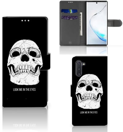 Telefoonhoesje met Naam Samsung Galaxy Note 10 Skull Eyes