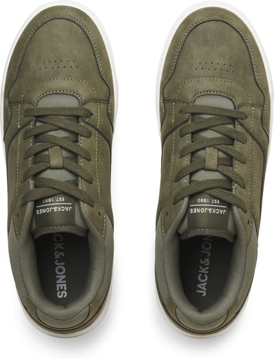 JACK&JONES - JFWLONDON PU NUBUCK SNEAKER - Heren - Veterschoenen