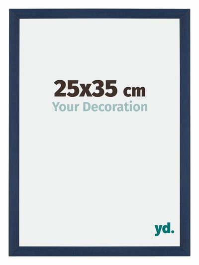 Your Decoration - Puzzellijst 25x35 cm - Donkerblauw Geveegd - Puzzellijst 500-1000 stukjes - MDF Fotolijst - Mura