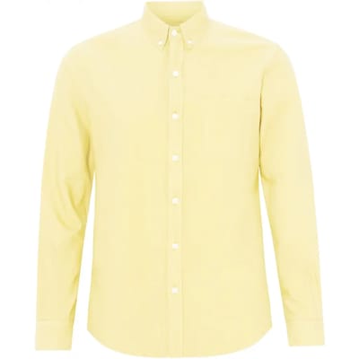 Overhemd Colorful Standard Organic soft yellow