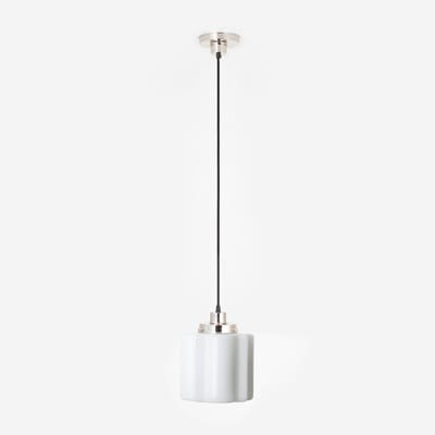 Hanglamp aan snoer Kramer 20's Nikkel - Art Deco Trade