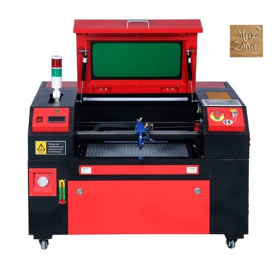 CO2 Lasergraveermachine - Lasersnijmachine 50 W - Werkgebied 30 x 50 cm - Snelheid 500 mm/s - 2-weg Luchtondersteuning - Compatibel met graveersoftware - Voor Hout, Acryl, Textiel