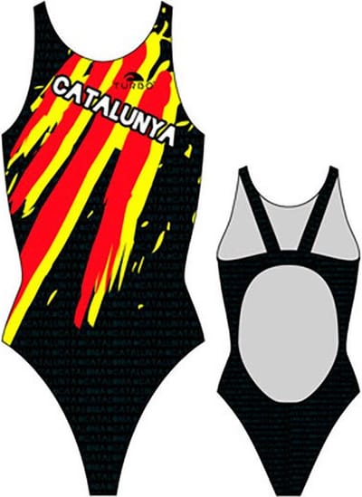 Turbo Catalonia Pro Resist Zwemkleding Zwart M Vrouw
