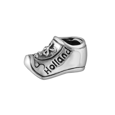 Quiges - 925 - Zilveren - Bedels -Sterling zilver - Beads - Schoen Kraal Charm - Geschikt – voor - alle bekende merken - Armband Z674