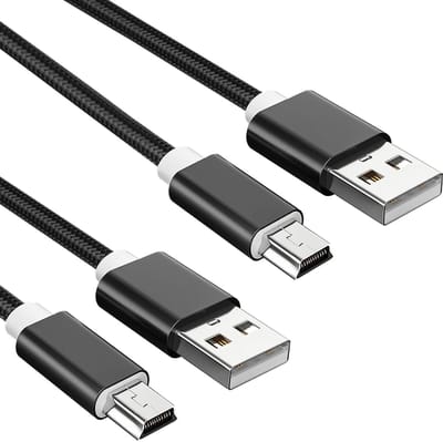 NTHProducts - Mini Usb Kabel - Usb 2.0 - Opladen en Syncen - Zwart