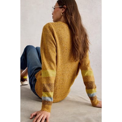 White Stuff Talia Nep Jumper Chartreuse Multi Taglia: 12 | Maglioni a maglia Outlet | Donna | Verde