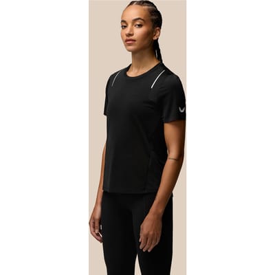 Dames Apex Korte Mouw Aeromesh Training T-shirt - Zwart