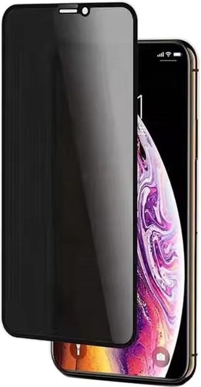 TG Techgrip Screenprotector Geschikt voor iPhone XR Screen protector Privacy Glas Gehard Full Cover HD - Screenprotector Geschikt voor iPhone XR Zwart Screenprotector Privacy Tempered Glass