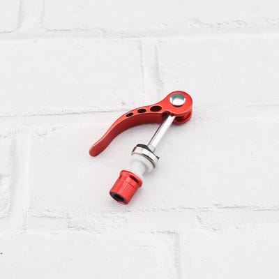 Dailygoody - Fiets Snelsluiting - Zadelpenklem - Aluminium - Rood - Fietszadel Bout - Geschikt voor Racefiets en Mountainbike - Kleur: Rood