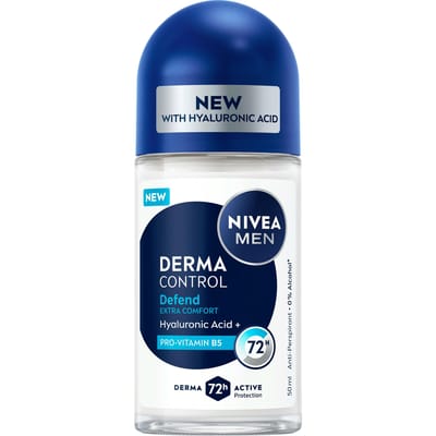 Nivea Antiperspirant Deo Derma Control Defend Roll On 50 ml