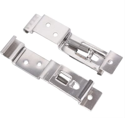 Scoby - Houder Voor Kentekenplaat - Nummerplaathouders - Beugels Nummerplaat - License Plate Holders - Clips - Set van 4 Stuks - Geschikt voor 2 Nummerplaten - Zwart