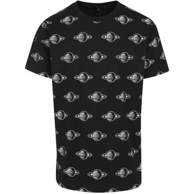 Urban Classics NASA - NASA Planet Heren T-shirt - XS - Zwart