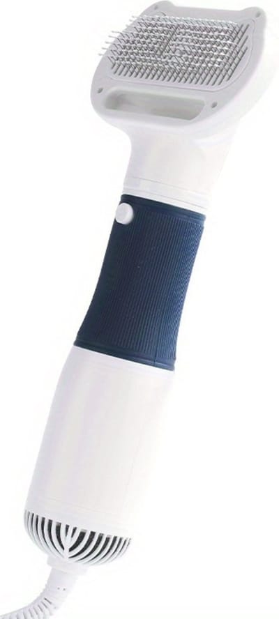 Nivard Hondenfohn - Hondenkam - Hondenborstel -Langhaar - Korthaar - Dog Brush - Haardroger Hond - Katten - Ontharing - Blauw