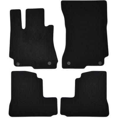 Tapis de sol - Mercedes - S W221 - 2005-2013 - 4 pièces - Velours imperméable - Antidérapant