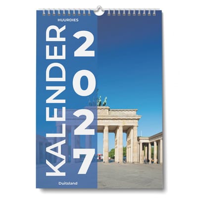 Huurdies Kalender 2027 - Duitsland - 35x24cm