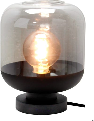 Chericoni Specchio Opaco Tafellamp - 1 lichts - Ø21 cm - Glas & Zwart