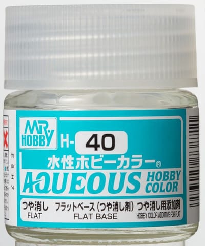 Gunze H-040 - Flat Base - Mr. Hobby Aqueous Modelbouwverf 10ml