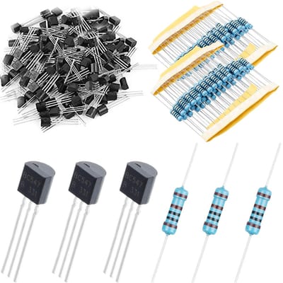 Transistor Set - Elektronica Componenten - Schakelingen Bouwen - NPN Type 50V - TO-92 Pakket