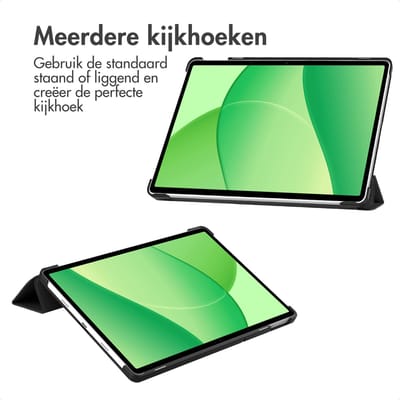 imoshion Tablet Hoes - Geschikt voor OnePlus Pad Lite - Trifold Bookcase - Zwart