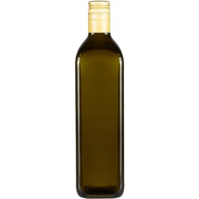 Bimberek Marasca - Glazen Fles - 750ml - Vierkant - Olijfgroen