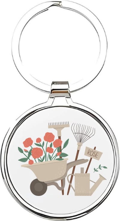 Akyol - tuinder Sleutelhanger - Hovenier - tuinders - tuinier - tuinman - tuin - de beste tuinman ooit sleutelhanger - werk - de beste tuinman - tuinman - hovenier - werken met plant - tuinbaas - gaardenier - cadeau voor een tuinman - 4 x 7,5 CM