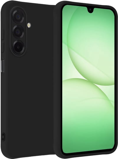 Hoesje Geschikt voor Samsung Galaxy A17 - Sterk & Shockproof - Hoes Cover - Siliconen Case - Zwart