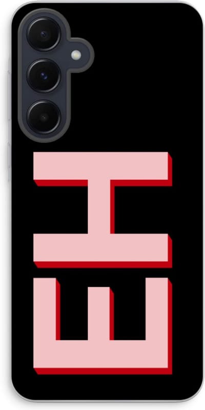 Gepersonaliseerd - Case Company® - Hoesje geschikt voor Samsung Galaxy A55 hoesje - Monogram - Soft Cover Telefoonhoesje - Bescherming aan alle Kanten en Schermrand