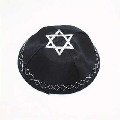 Bovista Joodse Hoed - Keppeltje - Joods - Kippah - Jodendom - Marineblauw