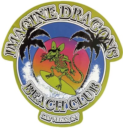Imagine Dragons - Beach Club Sticker - Multicolours