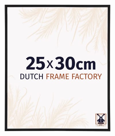 Fotolijst 25x30 cm - Kunststof - Zwart Mat - Angers