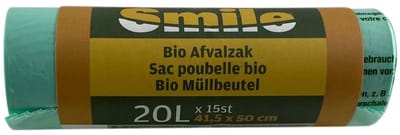 Cleany - Vuilniszakken - Bio Afvalzak - 20L - 41,5/50cm - 15st