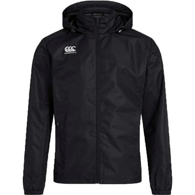 Canterbury Heren Club Vaposhield Volledig Rits Waterdicht Jasje (Zwart)