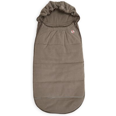 Lodger Bunker - Teddy voetenzak voor autostoel & kinderwagen - Bruin