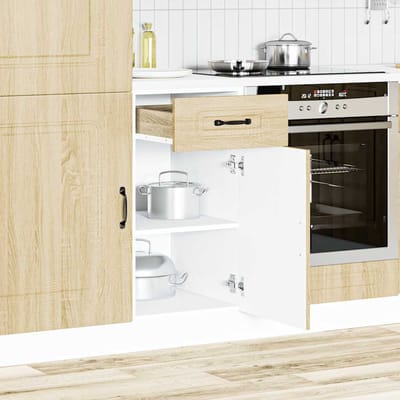 vidaXL - Onderkast - Kalmar - bewerkt - hout - sonoma - eikenkleurig