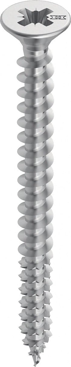 spaanplaatschroef verzinkt platkop 4.5x30mm 25 stuks