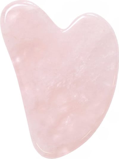Gua Sha, massagesteen van rozenkwarts (tederheid en liefde), 8 cm Guasha