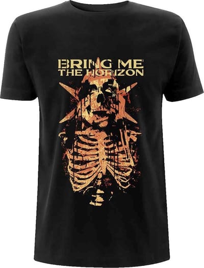 Bring Me The Horizon - Skull Muss Heren T-shirt - S - Zwart