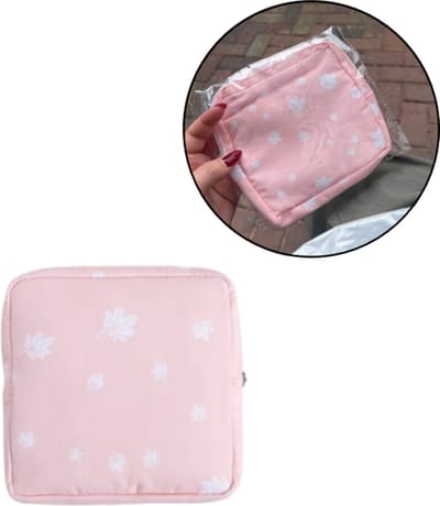 Maandverband Tasje - Toilettas - Maandverband Tasje - Menstruatie Tasje - Maandverband Opbergtas